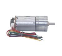 JGA25-370 DC deceleration electronic starter with encoder speed measuring code disc strong moment 6V 12V 24V MQXFCZUX(620 tr/min, 24V)