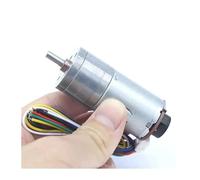 JGA25-370 DC deceleration electronic starter with encoder speed measuring code disc strong moment 6V 12V 24V IINKUEYK(280 RPM,24V)