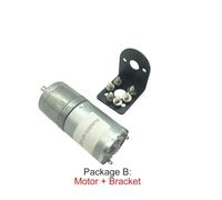 JGA25-370 Gear electronic starter 12v DC Low Rpm Robot High Torque Brush electronic starter package A 6v 12rpm