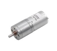 JGA25-370 Geared electronic starter DC 6V12V 24V 25MM Diameter 12-1360RPM High Torque Gearbox Reducer CZAOINCU(P,24V)