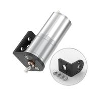 JGA25-370 Miniature DC Geared electronic starter 6V~12V 12RPM~1931RPM Miniature DC Speed Regulation High Torque electronic starter Low Speed Small electronic starter CZAOINCU(77RPM,24V Motor x bracket