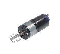 JGA25-370DG High Speed Higher Torque 370 DC Geared Reduction electronic starter 12V DC electronic starter 25mm Double-gear Box Reducer ICXLPMC(Motor and Bracket,6V 469RPM)