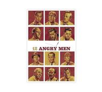 JGACBHE Poster sur toile « 12 Angry Men » - Décoration pour chambre à coucher, bureau, chambre - Cadeau - 50 x 75 cm