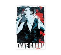 JGACBHE Poster sur toile Dave Gahan - Décoration murale pour salon, chambre à coucher - 40 x 60 cm