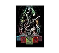 JGACBHE Poster sur toile Eric Clapton-Angus Young-Slas- Jimmy Page-Kirk Hammett-Steve Vai - Décoration murale pour salon, chambre à coucher - 60 x 90 cm