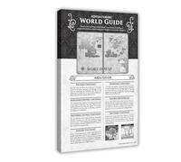 JGAIEWC Affiche sur toile Delicious in Dungeon - Guide du monde - Décoration de chambre à coucher, bureau, chambre - Cadeau - 20 x 30 cm