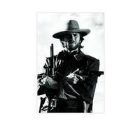 JGAIEWC Clint Eastwood Poster sur toile pour décoration de chambre à coucher, bureau, chambre à coucher, cadeau 60 x 90 cm