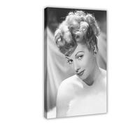 JGAIEWC Lucille Ball Studio Photo C. 1948 Impression sur toile pour décoration murale de salon, chambre à coucher 60 x 90 cm