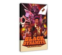 JGAIEWC Poster sur toile Dynamite noire pour décoration de chambre à coucher, bureau, chambre, cadeau (60 x 90 cm)