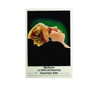 JGAIEWC Poster sur toile Rosemary's Baby Roman Polanski pour décoration de chambre à coucher, bureau, chambre, cadeau 30 x 45 cm