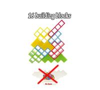 Jgalvanbalance-Décennie S De Construction Empilés Pour Enfants,Jouet De Mise Au Point De Puzzle,Jeu Parent-Enfant,Haute Musique Russe - Type Building-Block-16pcs