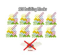 Jgalvanbalance-Décennie S De Construction Empilés Pour Enfants,Jouet De Mise Au Point De Puzzle,Jeu Parent-Enfant,Haute Musique Russe - Type Building-Block-128