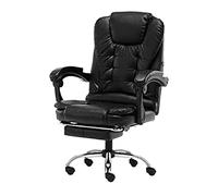 JGATW Chaise de Bureau Chaise De Bureau De Direction Ergonomique Fauteuil Inclinable De Jeu Chaise Pivotante Ordinateur Chaise De Bureau À Dossier Haut avec Repose-Pieds Fauteuil de Bureau