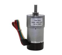 JGB37-3530 12V 24v DC Gear electronic starter 6-1600RPM Encoder All Metal Gear Box High Torque Encoder Gear electronic starter Reducer IINKUEYK(12V 56 RPM,Only Motor)