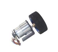 JGB37-520 DC 12V 24V Moteur à engrenages et encodeur Support de montage Roue d'accouplement for voiture jouet intelligente Robot(12V 178RPM)