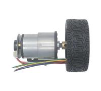 JGB37-520 Moteur à engrenages CC 6 V 12 V, codeur à engrenages à couple élevé, kit de châssis de voiture robotisée intelligente, engrenage(6V 55 RPM)