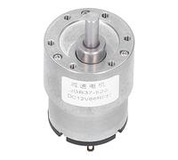 JGB37 - Moteur à engrenages 520, moteur de réduction de vitesse autobloquant, arbre de sortie ultra court DC12V 66 tr/min Moteur à engrenages en cuivre pour ouvre-fenêtres,