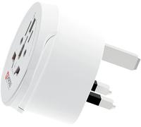 JGD- 1.500220 World to UK Adattatore Universale da Viaggio per UK - Tensione e Potenza 100V ¿ 700W / 250V ¿ 1750W - Protezione Anti Scossa