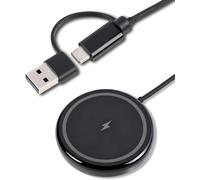 JGD-15W Chargeur Mag-Safe,Chargeur Induction sans Fil Magnétique Compatible pour iPhone 17/16/15/14/13 et AirPods Pro Série, Chargeur Rapide pour iPhone, Portable Sécurisé,Noir