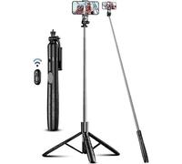 JGD-163.5CM Perche à Selfie, Trépied Smartphone, Extensible Selfie Stick Trépied de Téléphone avec Télécommandeet Support pour Téléphone Portable Compatible avec iPhone/Samsung/GoPro/Camera