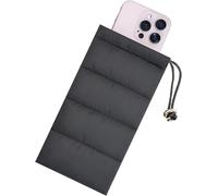 JGD-1pcs Thermique pour téléphone Intelligent -étui thermique téléphonepour Le Camping - compatible iPhone Housse Universelle Smartphone - Pochette de Protection pour téléphone Portable (noir)