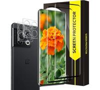 JGD-2+2 Pack Verre trempé pour Oneplus 10 Pro 5G, 9H Dureté Ultra Résistant Protection écran +Caméra Arrière Protecteur, 3D plein écran, Sans Bulles, Ultra HD Oneplus 10 Pro Vitre Protection