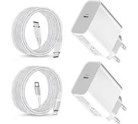 JGD-25W Chargeur et Cable pour iPad Pro 13,A16 12.9,11 2024 2023 2022 2021 2020 2019 2025, iPad Air 5 4, Mini 6/iPhone 17 16e 16 15 14 13 12 11/Apple i-Pad Air 2 3 4 5/Mini 3 4 5 6/iPad 8eme 9eme 10e