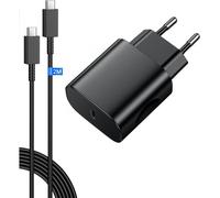JGD-25W Chargeur USB C,Chargeur Rapide Samsung avec 2M Câbles,Charge Rapide pour Samsung Galaxy S25/S24/S23/S22/S21 Ultra/S20/S20+/Note 20/10/9/8/A73/A53/A52/S10/S9,UBS C Secteur Mural Alimentation P