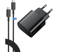 JGD-25W Chargeur USB C,Chargeur Rapide Samsung avec 2M Câbles,Charge Rapide pour Samsung Galaxy S25/S24/S23/S22/S21 Ultra/S20/S20+/Note 20/10/9/8/A73/A53/A52/S10/S9,UBS C Secteur Mural Alimentation P