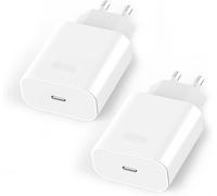 JGD-2Pack iPhone Chargeur Rapide, 20W USB C Certifié Apple MFi Chargeur Bloc Compatible avec iPhone 17/16/16 Plus/16 Pro/16 Pro Max/15/14/13/12/11/SE/XS/XR/8/7/iPad Air/AirPods, Adaptateur Secteur Pr