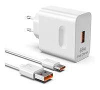JGD-66W Supercharge Chargeur Rapide pour Huawei Honor 90 80 Pro 70 Lite 400 200 100 X9 X8 X7 Magic 7 6 5 V5 V3 Vs Vs2 Pad Mate Pura Nova Serie 66W Supercharge Chargeur avec 6A Câble USB C 1m