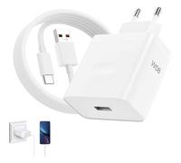 JGD-80W Chargeur Charge Rapide, Chargeur Ultra Rapide avec Câble USB C 2M, Power Supply pour Find X7 Ultra X7 X6 X6 Pro X5 X5 Pro Find N3 N2 Flip Reno11 10Pro