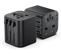 JGD-Adaptateur de Voyage Universel 2-Pack Prise Secteur Internationale (Type A/C/G/I). Petit Adaptateur de Prise International pour pour Royaume-Uni, États-Unis, Europe, Japon, Irlande, 200+ Pays