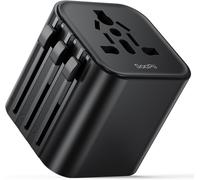 JGD-¿ Adaptateur Universel pour Voyages avec Prises CA (Types A, C, G, I) Compatible Prises Internationales : Royaume-Uni, É-U, UE, Japon, Irlande, Australie + 200+ Pays