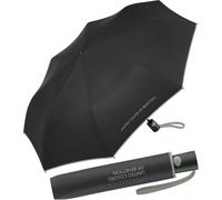 Jgd-Benetton Mini Ac Parapluie De Poche, Black-Iceberg Green, 95 Cm, Compact