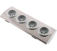 JGD-- Bloc 4 Prises 16A 2P+T à câbler - Gris