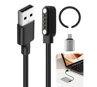 JGD-Câble de charge USB magnétique de 6,1 m pour enregistreur vocal PLAUD Note AI, câble de charge de rechange 7,62 mm 4 broches pour interface à 4 broches, casque à conduction osseuse, anneau magnét