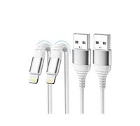 JGD-Câble iPhone, 2M+1M Cable Chargeur iphone [Apple MFi Certified] Nylon Tressé Fil Cable iPhone USB Charge Rapide Cordon pour iPhone 14 13 12 11 Pro Max Mini XS XR X 8 7 6 6s SE