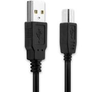 JGD-Câble USB télécommande data et charge de 3m compatible avec Rode NT-USB/Podcaster USB A Standard USB vers USB B 2.0 noir Fil en PVC données