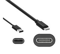 JGD-Chargers - Câble de données/chargement USB-A vers USB-C de 1 m (SKN6473A).
