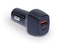 JGD-Chargeur 1 USB Q,C 3,0 et 1 USB-C Pd 20 W, Recharge Rapide pour Téléphone Portable, Prise Allume-Cigare pour Voiture, 2 Ports USB, USB-C
