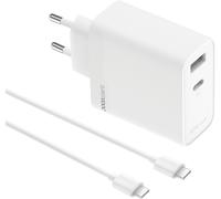 JGD-Chargeur 80W SUPERVOOC, Double Port GaN, Bloc de Charge Rapide avec Câble Type-C, Compatible iPhone 17-13, Samsung S24/S23, iPad, pour Appareils Oppo/OnePlus, MacBook