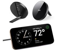 JGD-Chargeur Induction sans Fil HaloLock avec Béquille Compatible avec MagSafe, iPhone 17/17e/16/15/14/13/12, Samsung Galaxy S26 Series, Câble de 1,5 m Débranchable, Noir