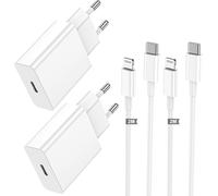 JGD-Chargeur iPhone,2 Pièces Chargeur Rapide avec 2M Câble USB C,Type C Adaptateur Secteur pour Original Apple iPhone 14/13/12/11/Plus/Pro/Pro Max/SE/X/XS/XR SE/8/7/6Plus