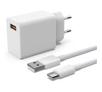 JGD-Chargeur Type C Charge Rapide pour Samsung Galaxy A14 A23 A13 A12, A32, A33, A54, A53, A51, S10, S9,S8, A20e, A04S, Chargeur USB C Rapide Secteur avec 2M Type-C Câble