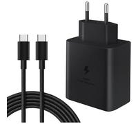 JGD-Chargeur Ultra Rapide USB-C 45 W pour Samsung Galaxy S25, S24, S23, S22, S21, S20, A16, A15, A14, A13, A12, A56, A55, A54, A53, A52, A36, A35, A33, A34, A32, A26, A70, A71, A50 (1 Pack Nylon)