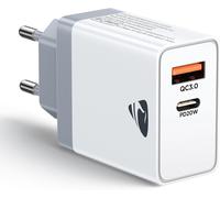 JGD-Chargeur USB C, Rapide Prise USB C Chargeur Rapide pour iPhone 16 15 14 13 12 11 Pro Max X XS XR 8 7 6S Plus Mini SE, iPad,Samsung, 20W Adaptateur Type C Multi Secteur Bloc Mural Alimentation