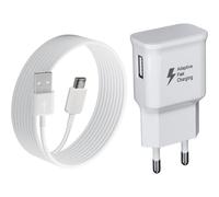 JGD-Chargeur USB Rapide avec Câble USB C 2M pour Samsung Galaxy S21 S20 S10 S9 S8 Plus A13 A14 A15 A20 A23 A25 A33 A34 A35 A40 A52 A53 A54 A55 M54 M53 M34 M33 M14 M52, Xiaomi, Redmi, Chargeur Type C