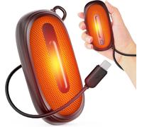 Jgd-Chauffe Main Rechargeable Double Face, 14000mah 2 En 1 Chaufferette Électrique Reutilisable Avec Câble Type-C, 5 Niveaux De Chaleur, 24 Hrs De Chaleur, Pour Ski L'extérieur Camping Cadeau