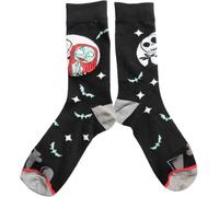 Jgd-Chaussettes Fantaisie Jack Skellington L'étrange Noël De Monsieur Jack - Mélange De Coton - Cadeau De Noël - Pour Homme Et Femme - Taille 38-45 - 1 Paire